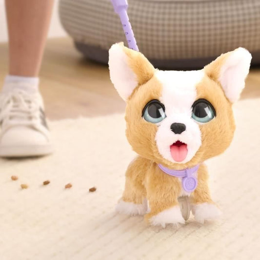 Interactive toy - FURREAL FRIENDS - My Pooping Buddy 23 cm - Interactive animal with leash, treats and shovel