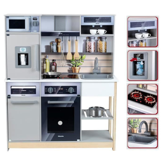 Wood kitchen miele family with accessories, large model - klein - 7194