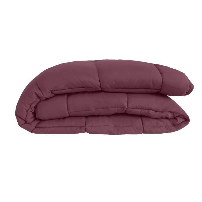 400g/m² microfiber duvet Calgary plum & parme 240x260cm