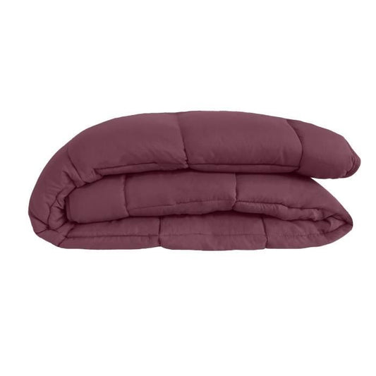 400g/m² microfiber duvet Calgary plum & parme 240x260cm