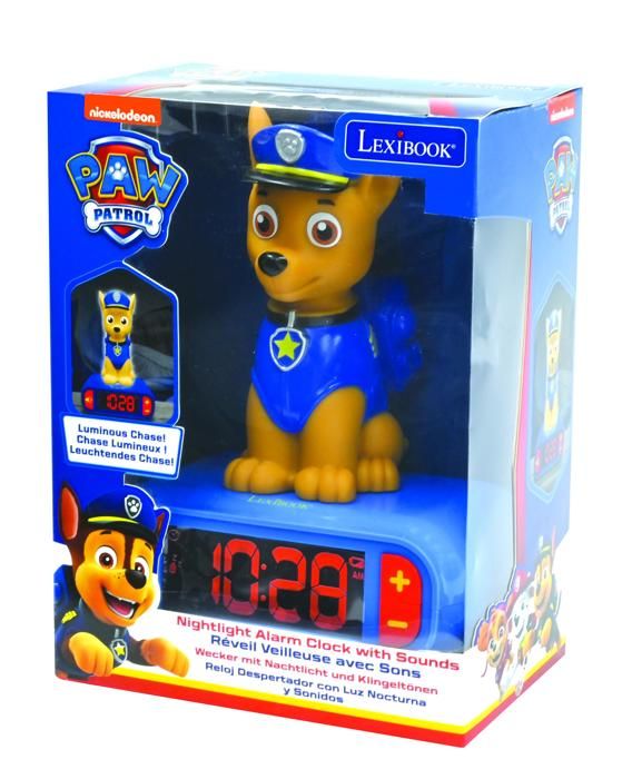 LEXIBOOK - Children's alarm clock with night light La Pat 'Patrouille