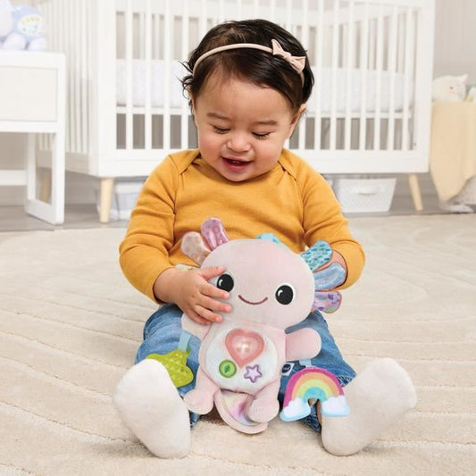 VTECH ELIOTT, BEBE AXOLOTL MUSICAL (RECYCLED PLASTIC BOTTLES)