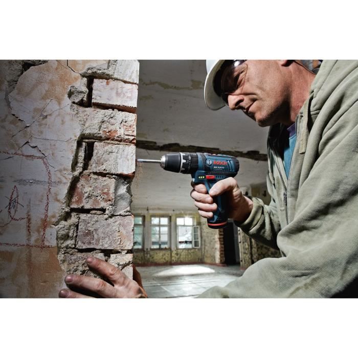 Bosch Professional drill GSR 12V-15 with 2 2Ah battery + charger + softbag