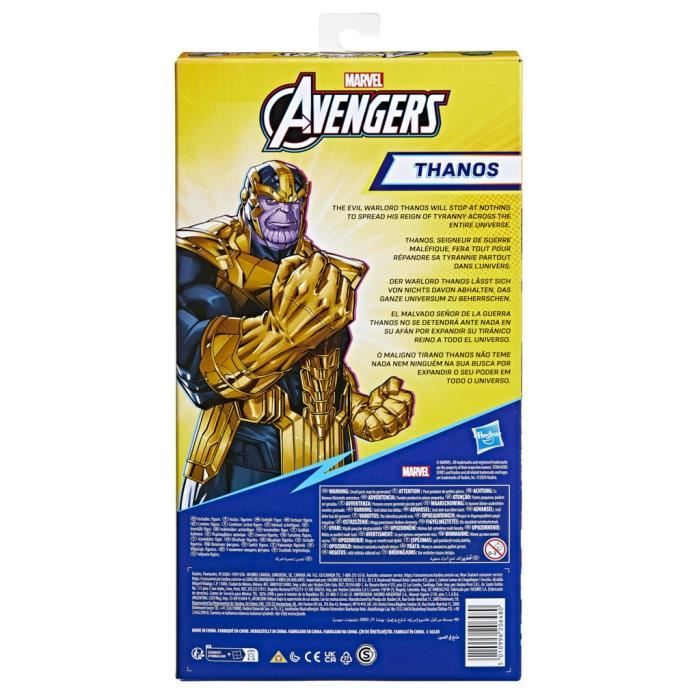 Thanos 30 cm action figure, Avengers Titan Hero Series toy for children aged 4 and up, Marvel