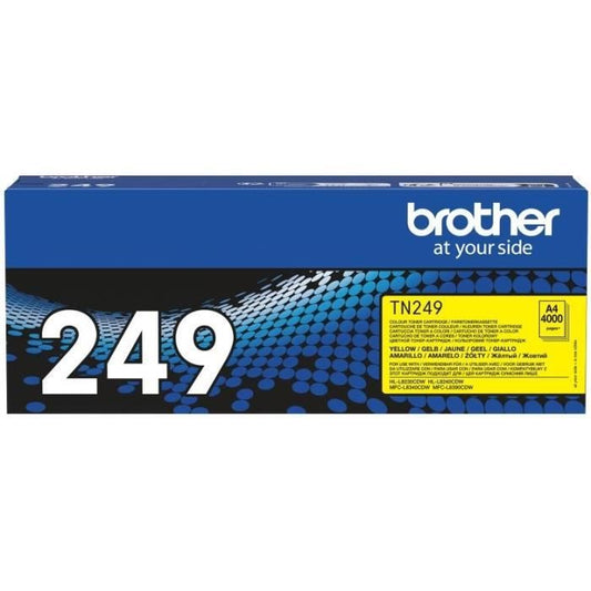 Very high capacity yellow toner - BROTHER - TN249Y - 4000 pages