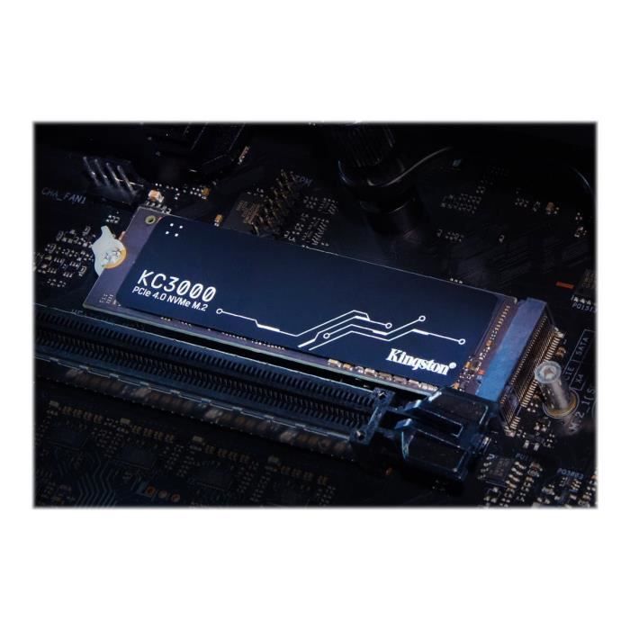 KINGSTON - Internal SSD - KC3000 - 512GB - M.2 NVMe (SKC3000S/512G)