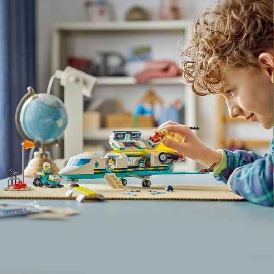 LEGO City 60465 Air Rescue Ambulance - Building Set for Boys Ages 6 and Up