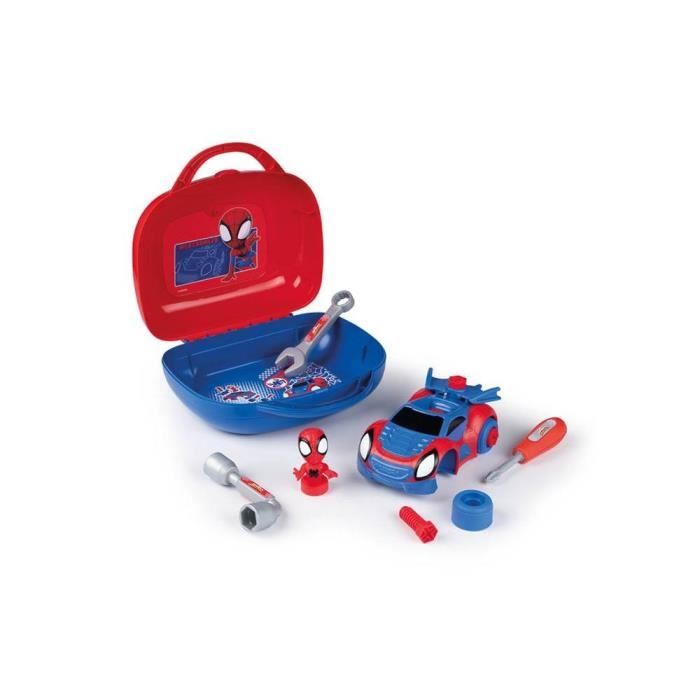Smoby - Spidey - DIY tool kit for children - 13 accessories - From 3 years old