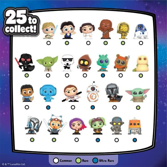 Collectible Figures - STAR WARS - Galaxy Peek Capsule - 4 Figures, 4 cm, 25 to Collect