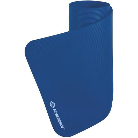 Fitness / Yoga Mat - XL - SCHILDKROT - 195 x 80 cm - Thickness 15 mm - Synthetic rubber - Blue