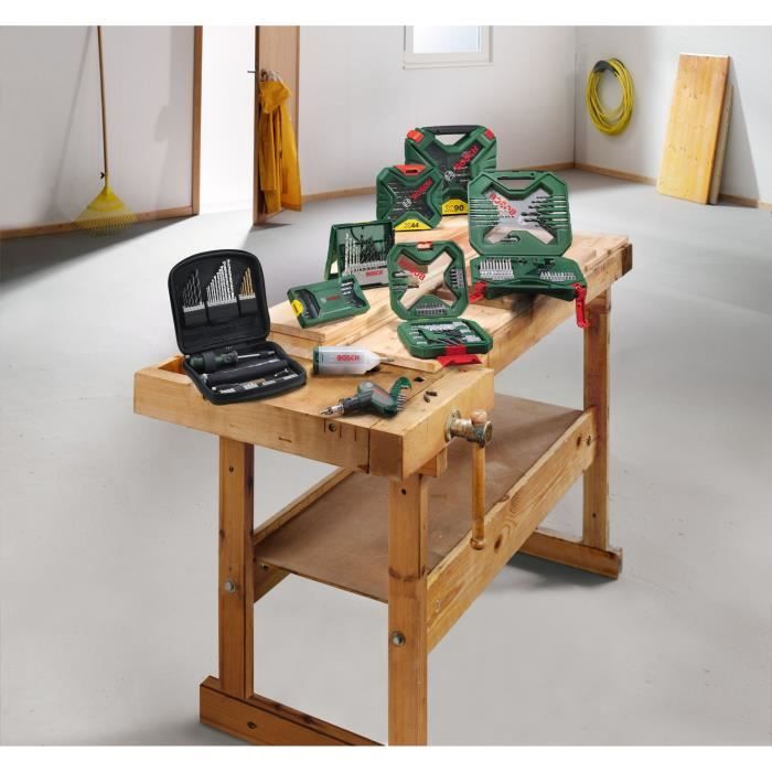 Mixed Set Drilling - Bosch screwing - X -Line Classic Box of forests and screwing tips, 34 pieces