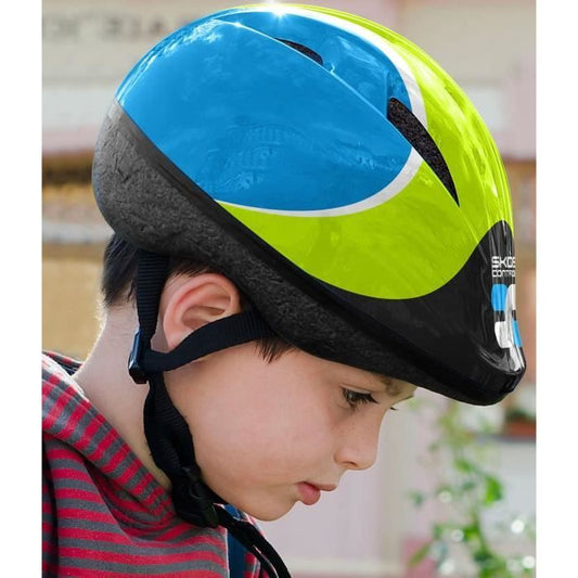 Blue combo (helmet + killios & coudieres) Skids Control