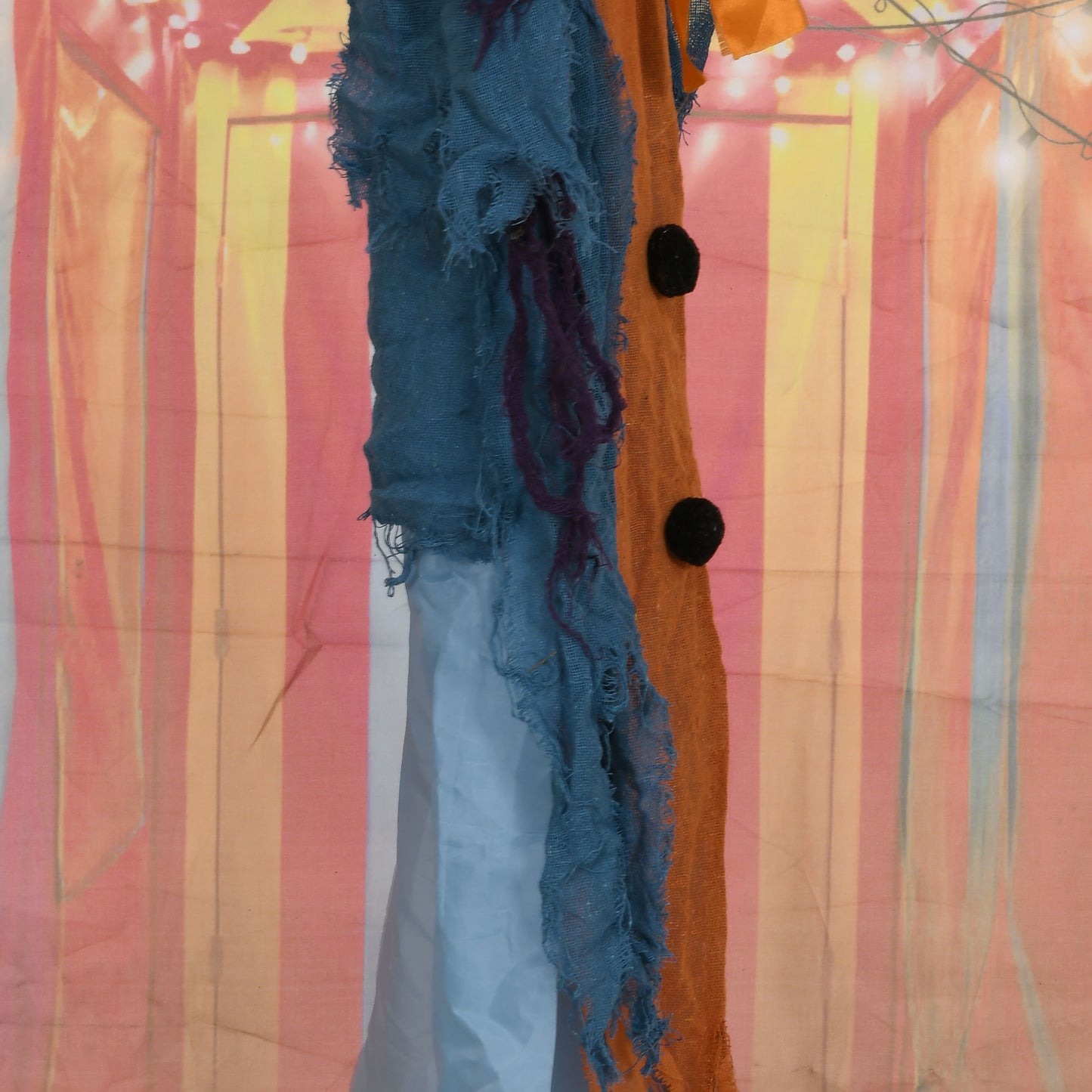 HOMCOM Horrorclown, Helloweendeko, aktiviert mit Geräusche/Berührung, rote Augen, Sound, 168 cm