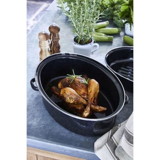 42 cm roaster casserole with lid