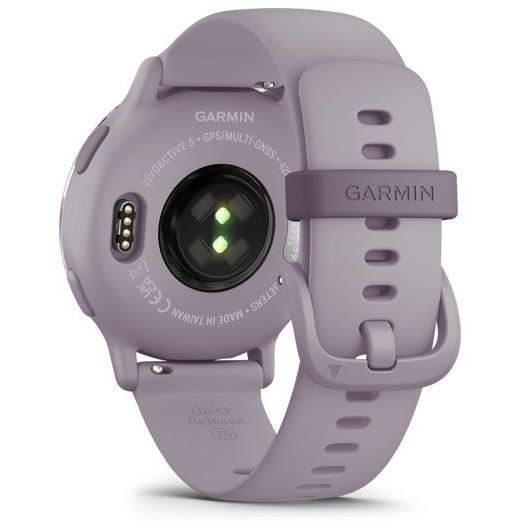 Garmin Vivoactive 5 Smartwatch, Metallic Orchid with Purple Strap
