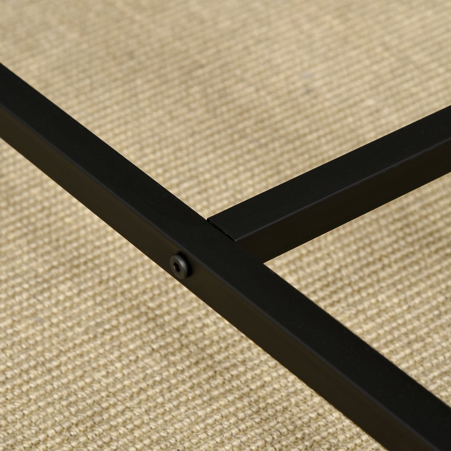 HOMCOM Bartisch-Set Stehtisch mit 4 Barhockern 5-teiliges Tischset Stahl Eiche