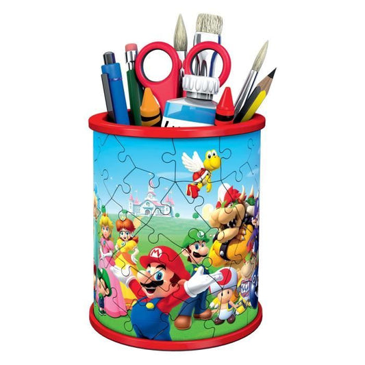 3D puzzle pencil holder - Super Mario