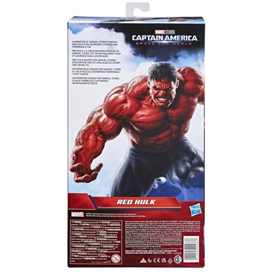 Marvel Studios Captain America Brave New World Titan Hero Series, Red Hulk Deluxe Figure