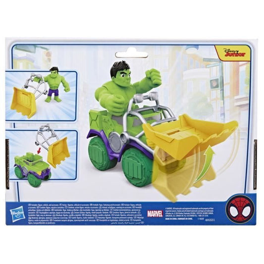 Spidey Hulk Wrecker Truck Set, Vehicle with 10 cm Figure, Toys for 3 Year Olds, Spidey and His Amazing Friends