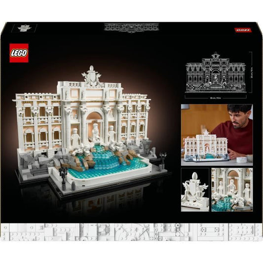 LEGO Architecture 21062 Trevi Fountain  Rome Building Set for Adults
