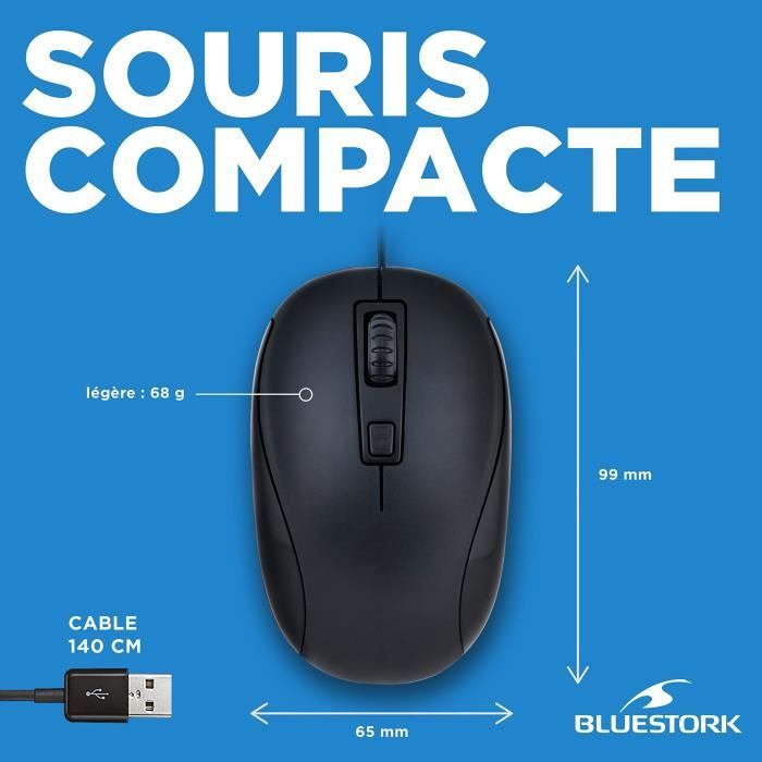 Bluestork keyboard + mouse pack