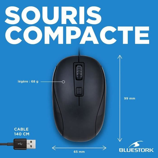 Bluestork keyboard + mouse pack