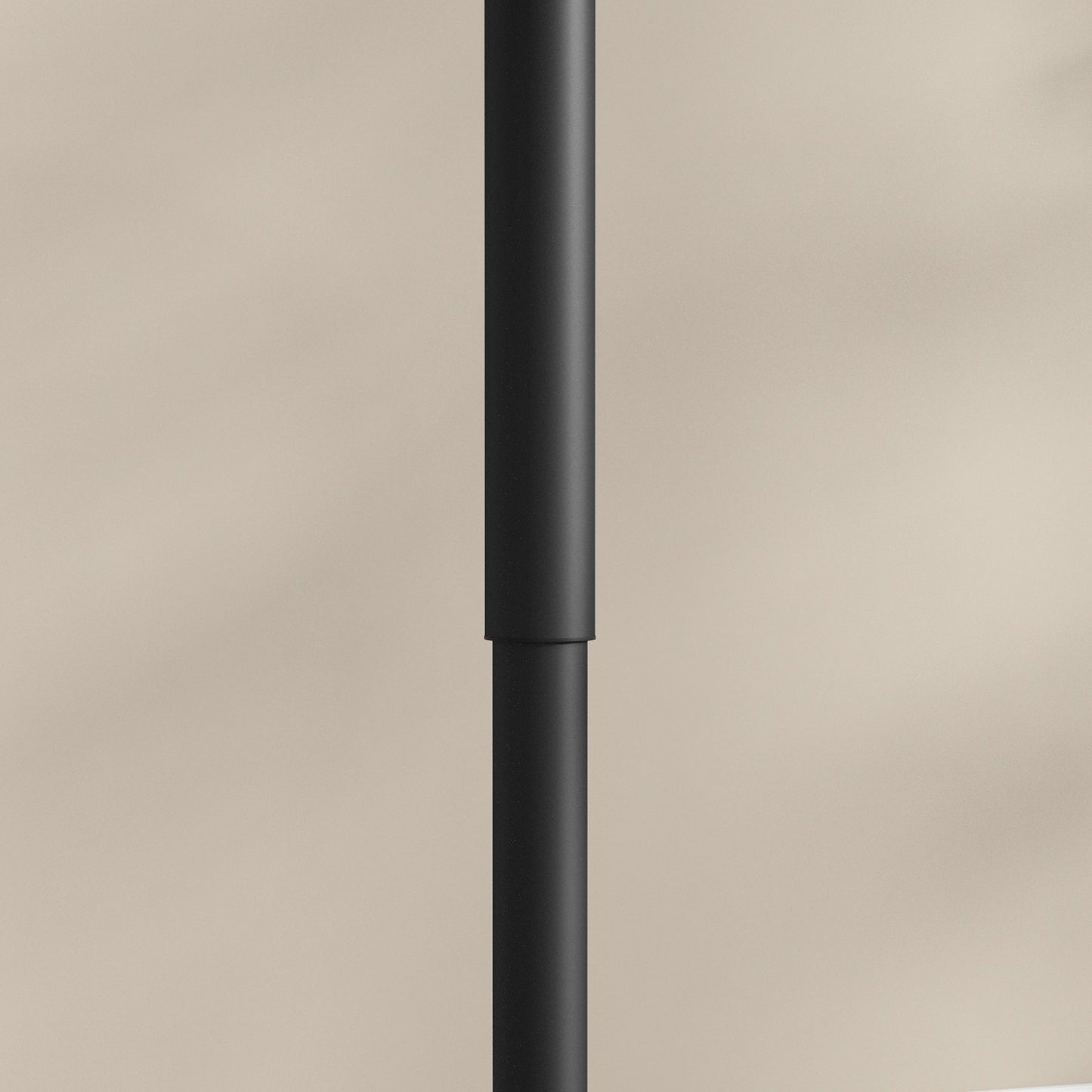 HOMCOM Bartisch für 2 Personen, höhenverstellbar, Marmoroptik, 60 x 60 x 68-93,5 cm, Schwarz