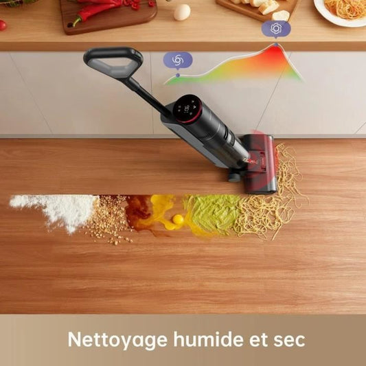 DREAME H12 Pro vacuum cleaner Dry and wet intelligent cleaner wireless, self -cleaning brush, LED screen, 900 ml water tank