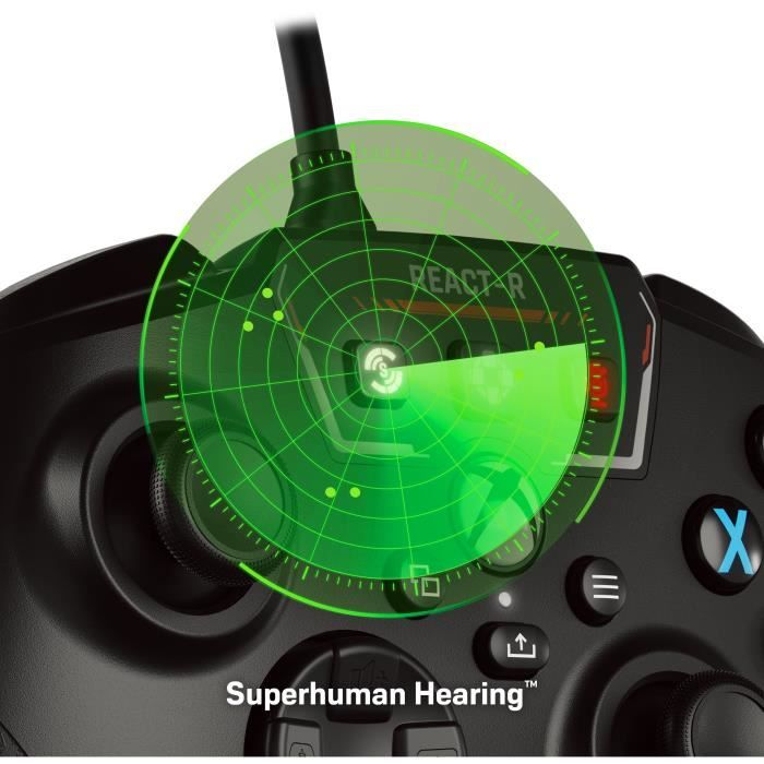 Wired gamepad - TURTLE BEACH - REACT-R Wired Controller - Black