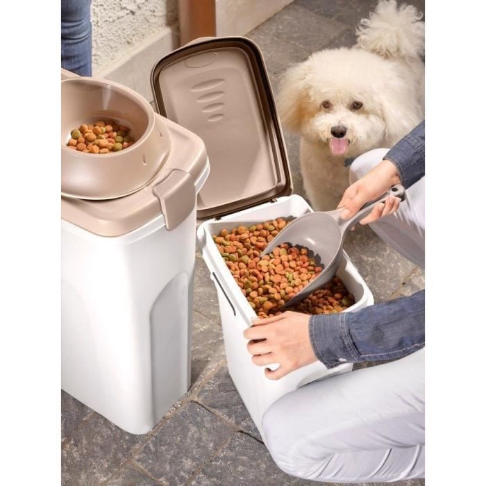 Container - KERBL - Petfood - Brown/white - 40l
