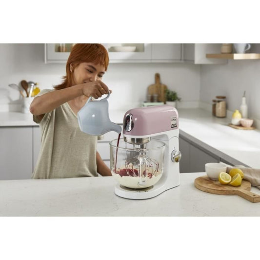 KENWOOD KMX754PP multifunction pastry robot - - 1000W professional motor - 2 accessory outlets - 5L glass bowl with