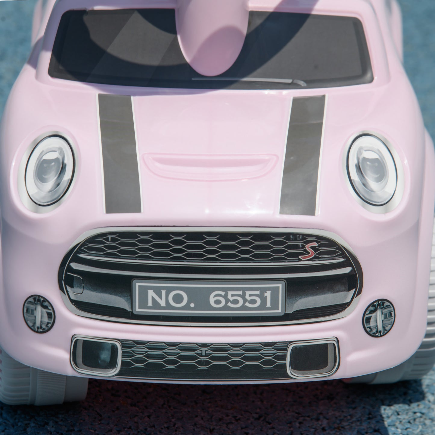 AIYAPLAY Rutschauto für Kinder, Kippschutz, Hupe, rutschfester Sitz, für 1,5-3 Jahre, bis 25 kg, Rosa