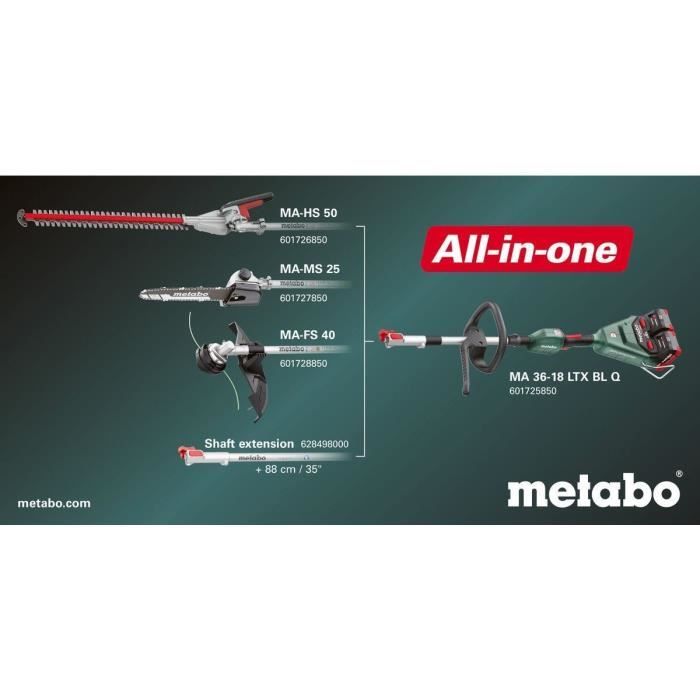 Accessory for brush cutter - METABO - MA-FS 40 - 18 V