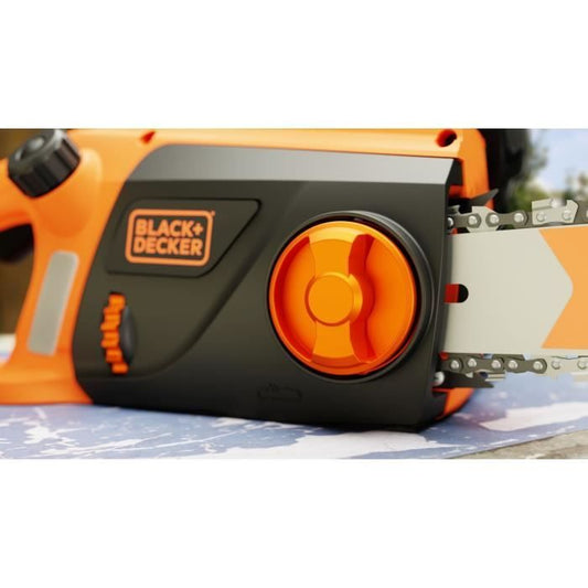 Corded Chainsaw - BLACK+DECKER - BECS2040-QS - 2000 W - 40 cm - Tool-free chain tensioner