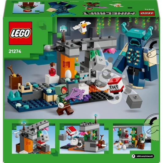 LEGO Minecraft 21274 Warden's Encounter - Collectible Toy for Boys Ages 7 and Up