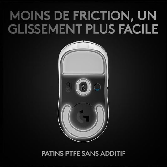 Gaming mouse - wireless - LOGITECH G - PRO X SUPERLIGHT - White