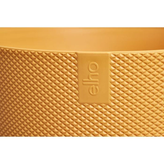 Flower pot - Elho - Jazz Round - Yellow - L 35 x W 34.5 x H 32 cm - Indoor - 100% recycled