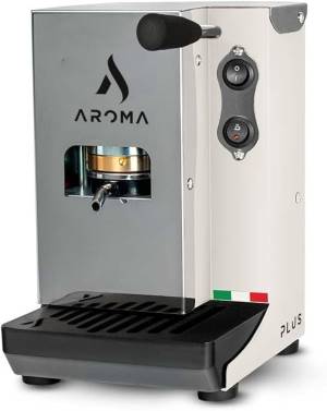 Aroma Plus Basic Macchina da Caffè Cialde 44mm Bianco