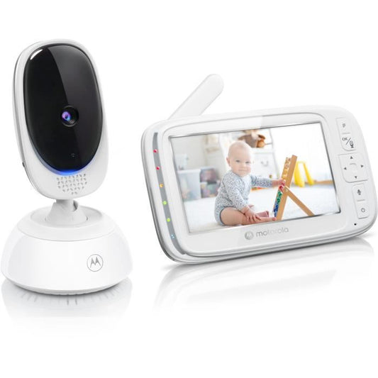 Connected Video Baby Phone - MOTOROLA - Two-Way Audio - Motion Detection and Sound-Night Vision - VM85
