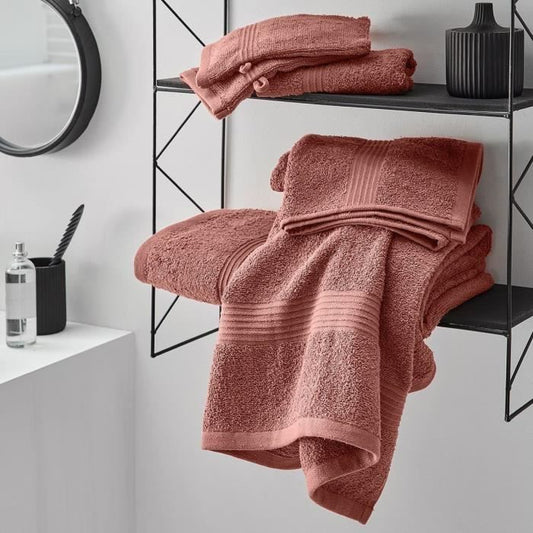 TODAY Essential - Maxi bath sheet 90x150 cm 100% Cotton terracotta color