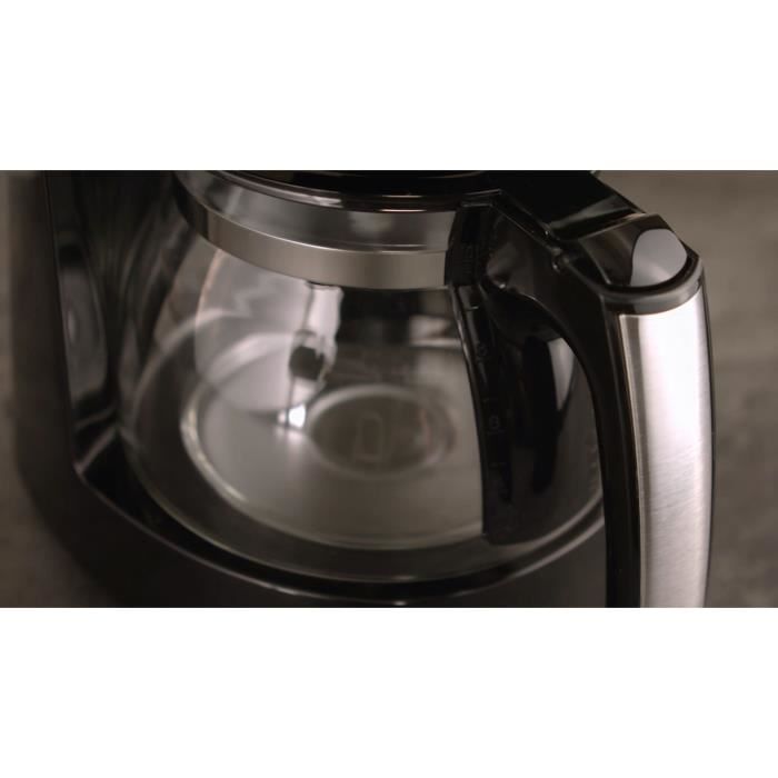 Coffee machine Melitta - Enjoy Top Glass Noir/Brushed steel 1017-04