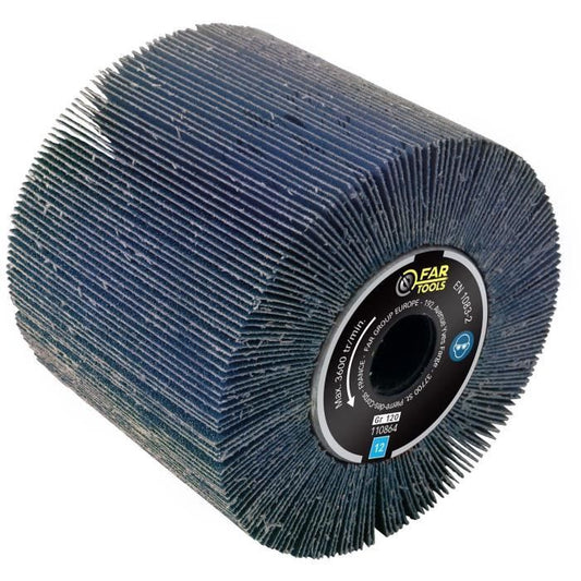 Fartools with abrasive strips A120 Ø120mm/L100mm
