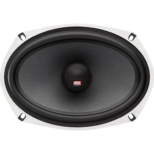 MTX TX669C Coaxial speakers 16x23cm 6x9 2-way 120W RMS 4O aluminum chassis neodymium tweeter silk dome coil TSV TIL