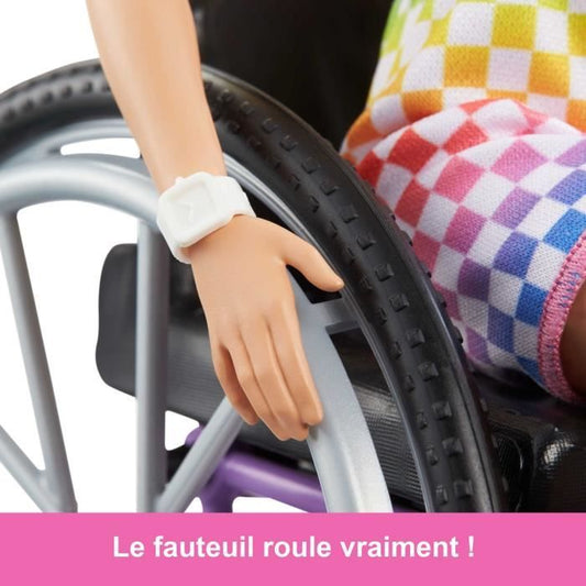 Barbie - Barbie Blonde wheelchair - Doll - 3 years old and +