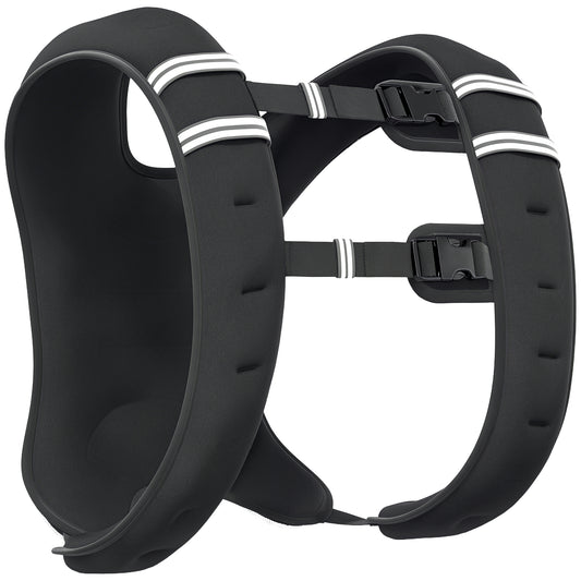 HOMCOM Gewichtsweste 5 KG / 8 KG / 10 KG verstellbare Trainingsweste mit herausnehmenbar Gewichten Laufweste Damen Herren für Muskelaufbau Krafttraining, Laufen, Fitness, Cross Training