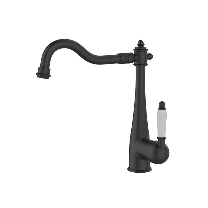 Kitchen mixer tap - EDOUARD ROUSSEAU - RETRO - Black