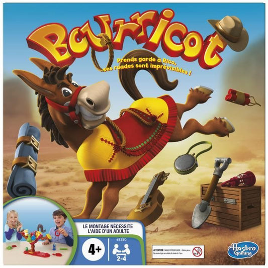 Donkey, Board game, for 2 to 4 players, ages 4 and up, Hasbro Gaming