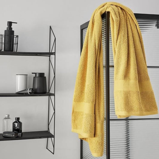 TODAY Essential - Maxi bath sheet 90x150 cm 100% Cotton, ocher color