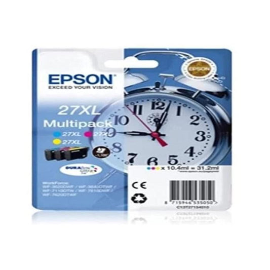 EPSON Multipack T2715 - Alarm Clock - Cyan, Magenta, Yellow XL