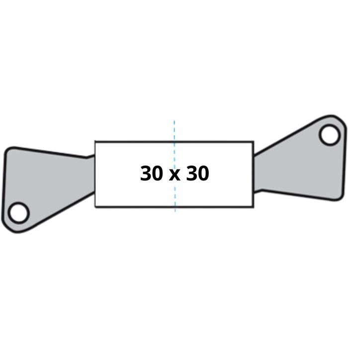 YALE Releasable Lock Cylinder - For Exterior / Entrance Door - 10 Pins - 5 Keys - 30 x 30 mm